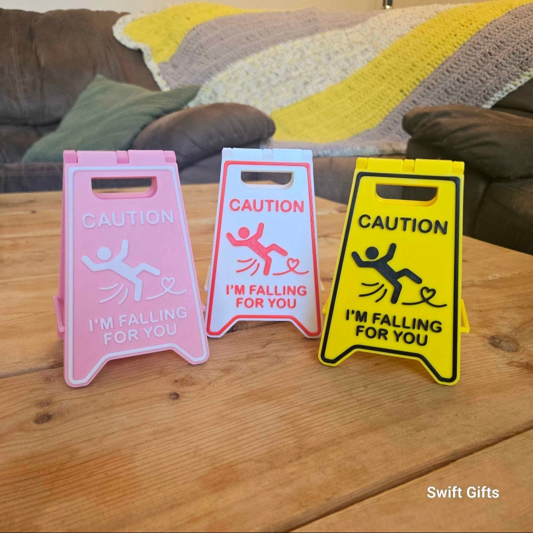 "I'm Falling For You" Desk Sign