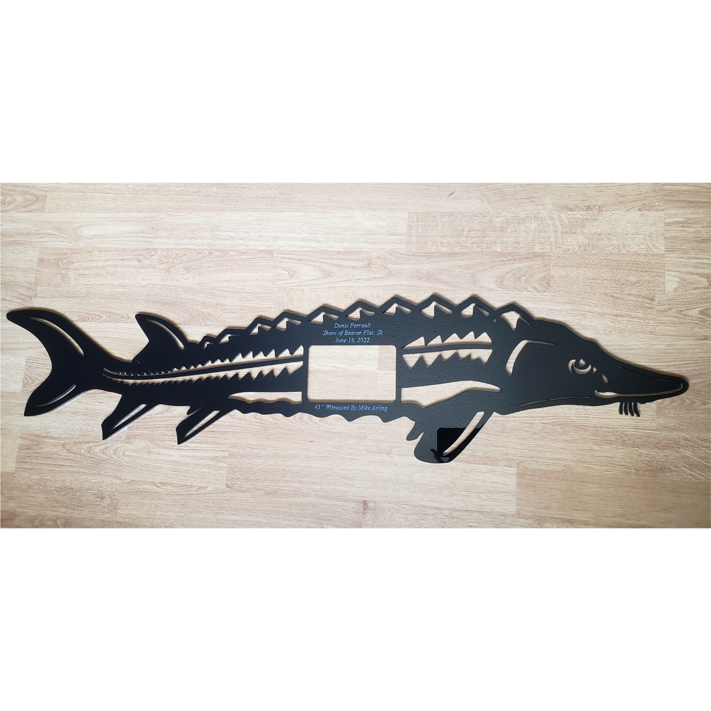 Baltic Birch Sturgeon Mount