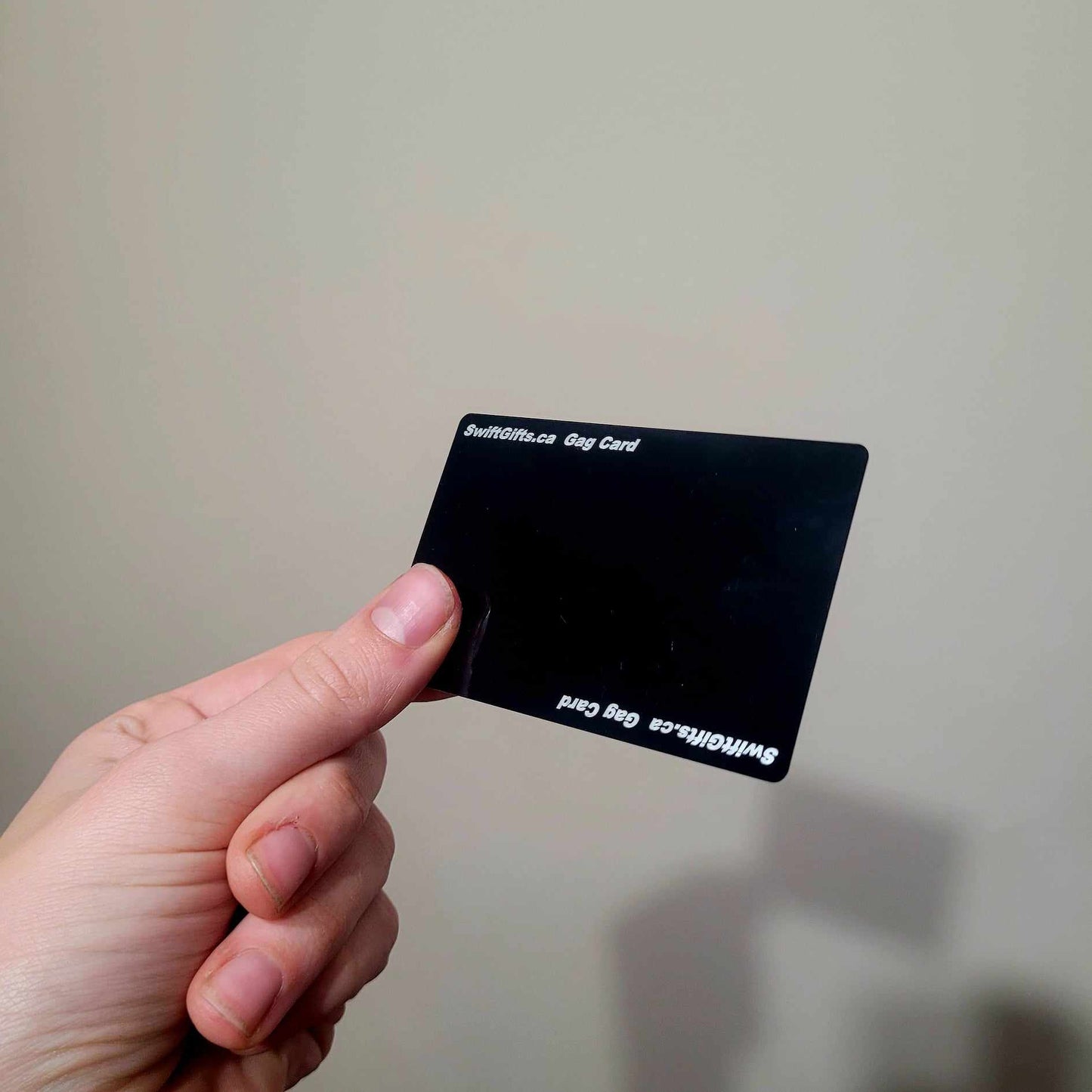 V-Card - Black Metal Gag Card