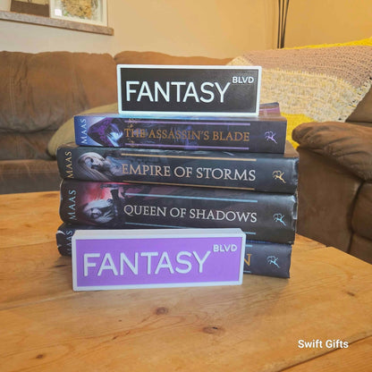Fantasy Bouvelard Bookshelf Sign