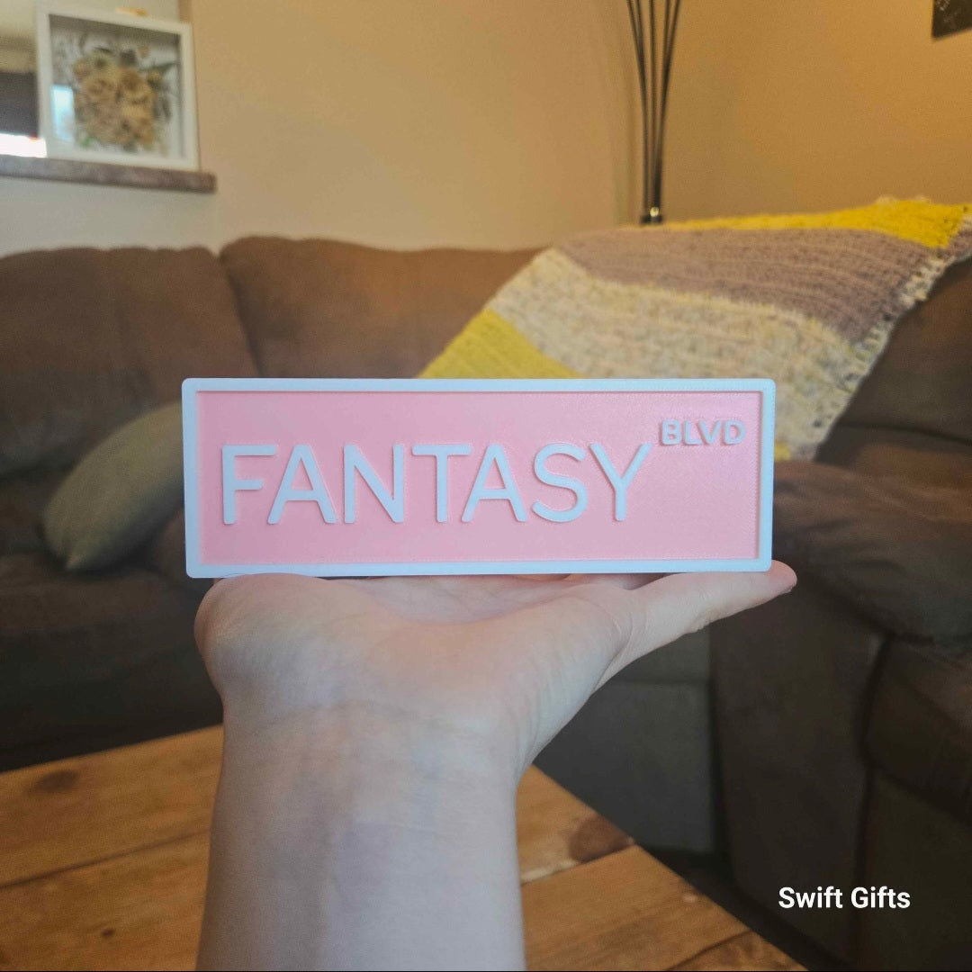 Fantasy Bouvelard Bookshelf Sign
