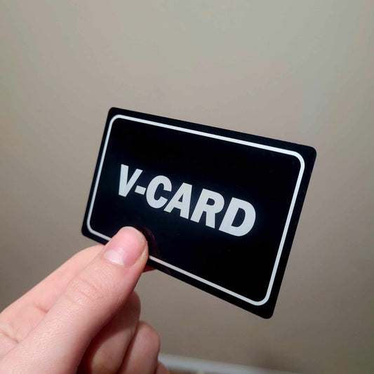 V-Card - Black Metal Gag Card